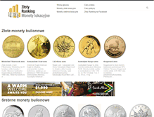 Tablet Screenshot of monety.zlotyranking.pl